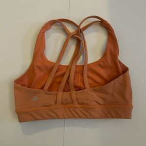 Lululemon Sports Bra size 4 orange